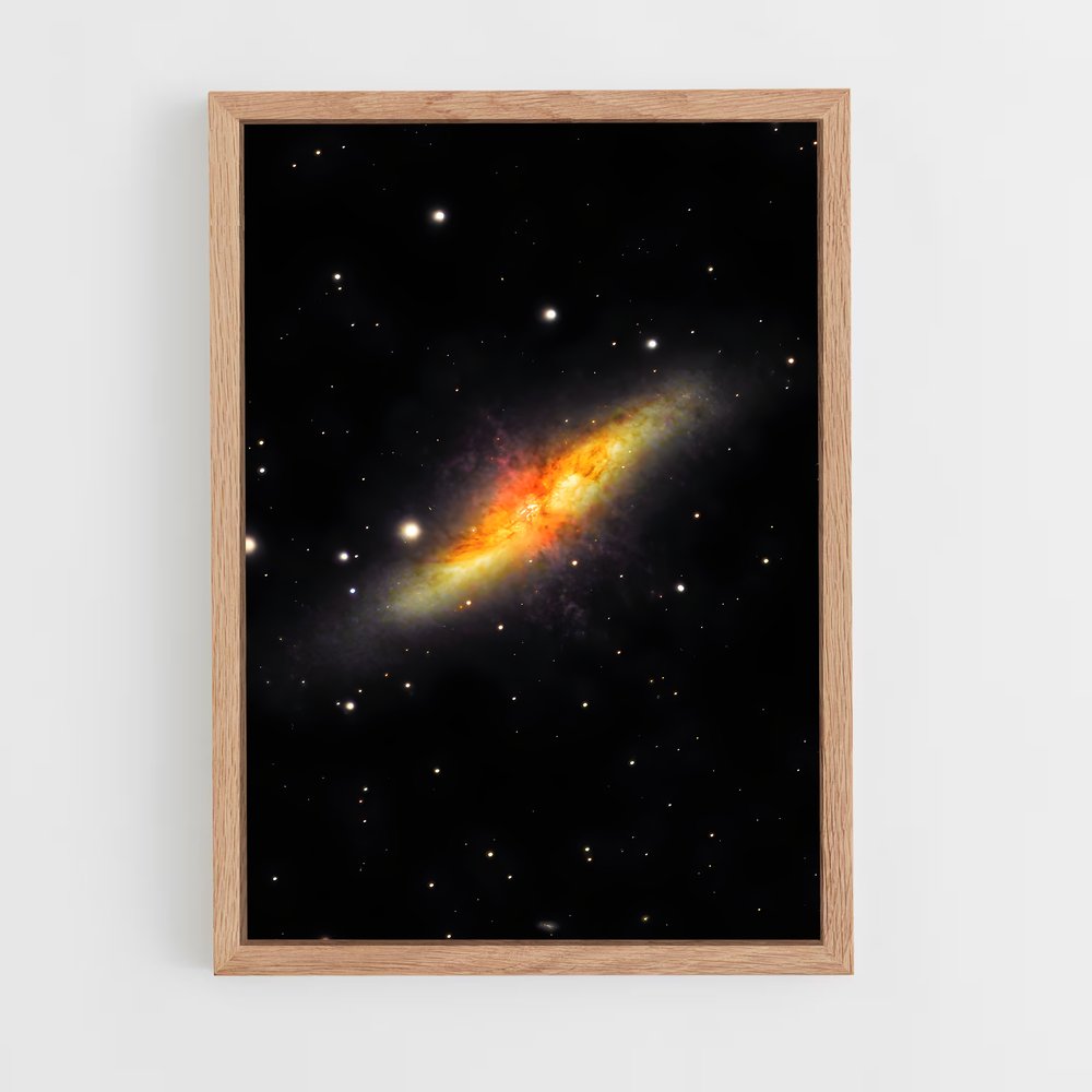 Poster splendide galaxie Cigare (vue 4)
